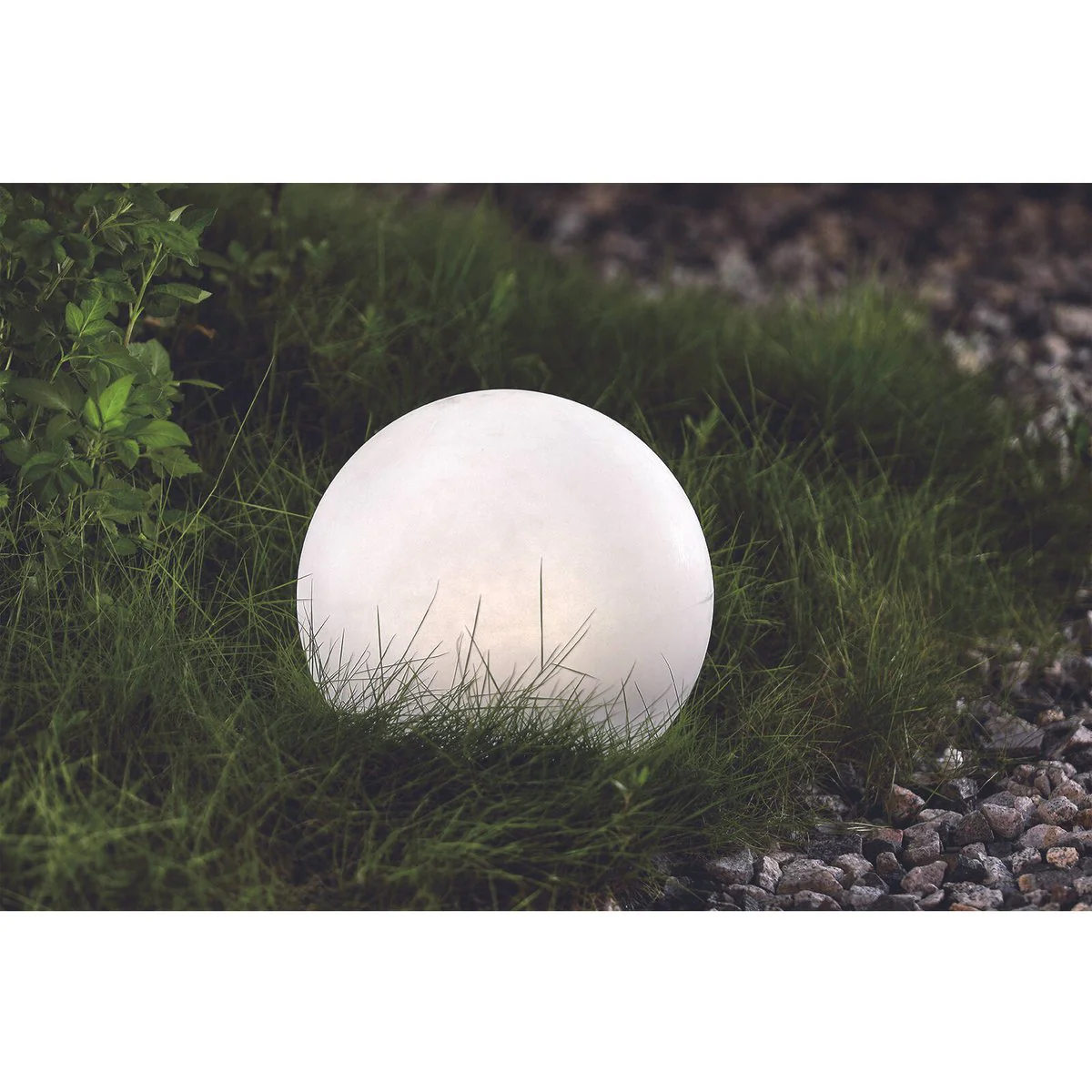 Click Solar Ball Light - 20cm - Outdoor - Automatic - Warm White & RGB - Image 4