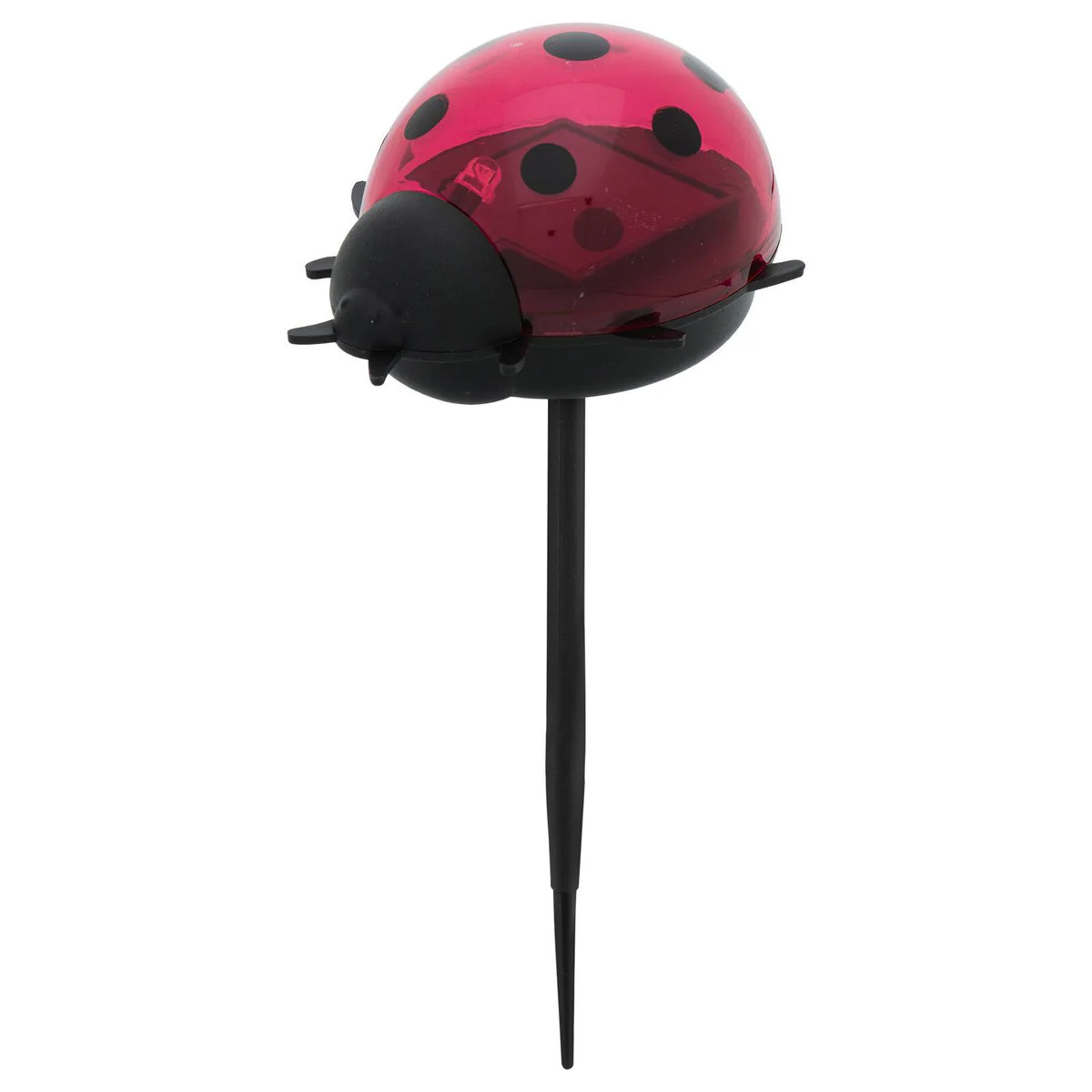 Click Solar Path Light Ladybug - Solar Powered Outdoor Lighting - 60mm x 140mm - Red