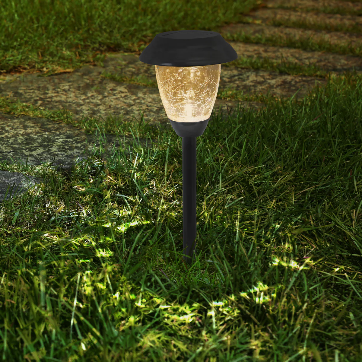 Click Venus Solar LED Pathway Light - 120mm - Stainless Steel - Outdoor Use - Image 2