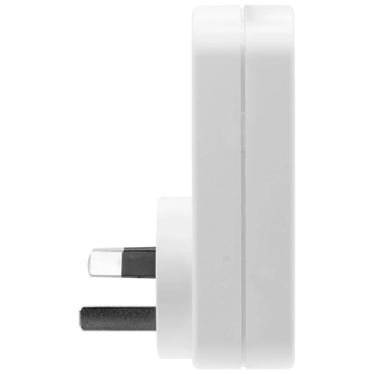 Click Vertical Double Adaptor Surge Protector - 2 Socket - 90mm x 40mm - Surge Protection - Image 2
