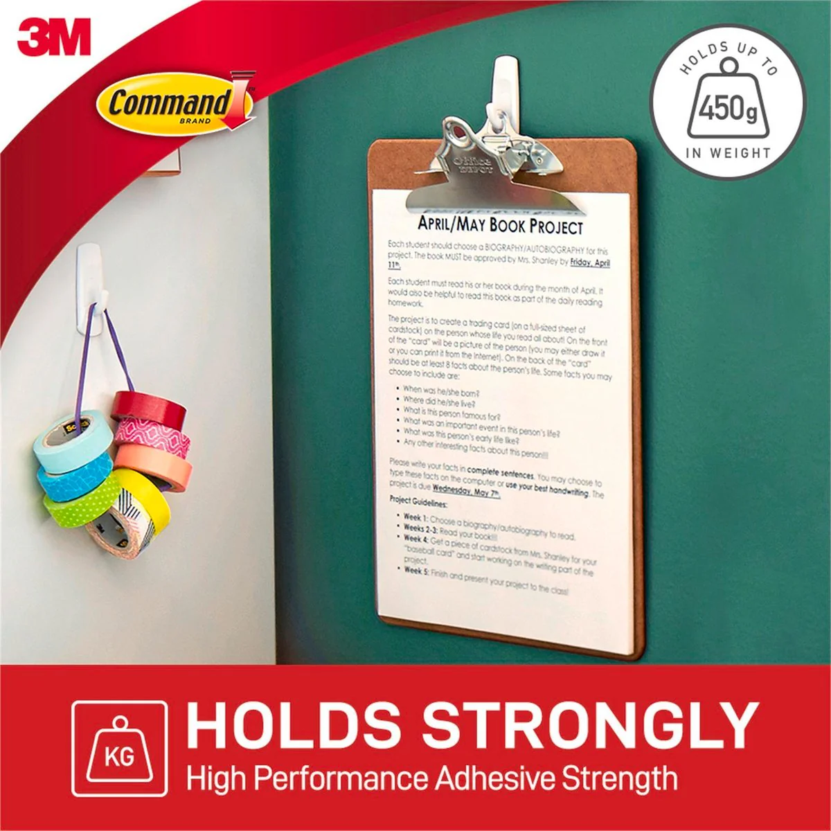 Command Small Adhesive Hooks - 8 Pack - Plastic - Damage-Free Hanging - Image 4