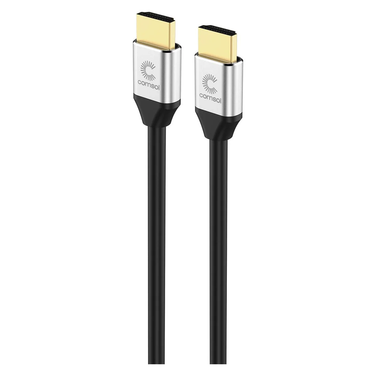 Comsol 3m Ultra High Speed 8K HDMI Cable - Black - 48Gbps Bandwidth - Image 2