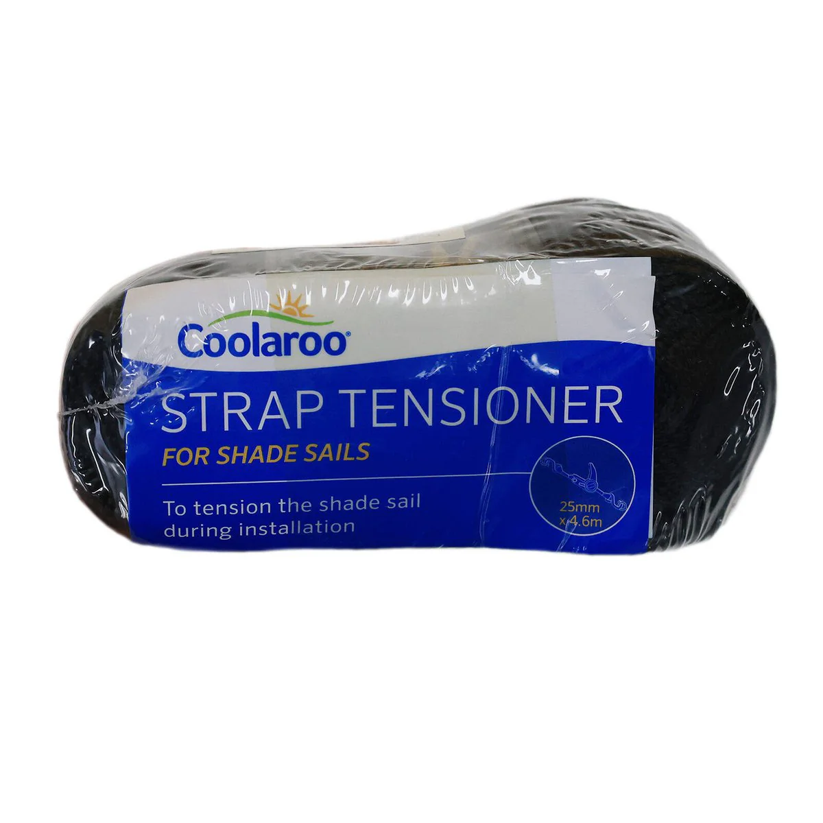 Coolaroo Shade Sail Strap Tensioner - 4.6m - Heavy Gauge Nylon - 400kg Limit - Image 4