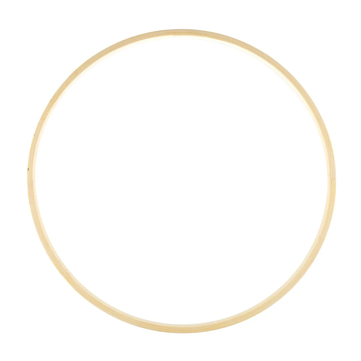 Crafted Bamboo Ring - 9 Inch - 229mm - Lightweight - Versatile for Crafts - Image 2