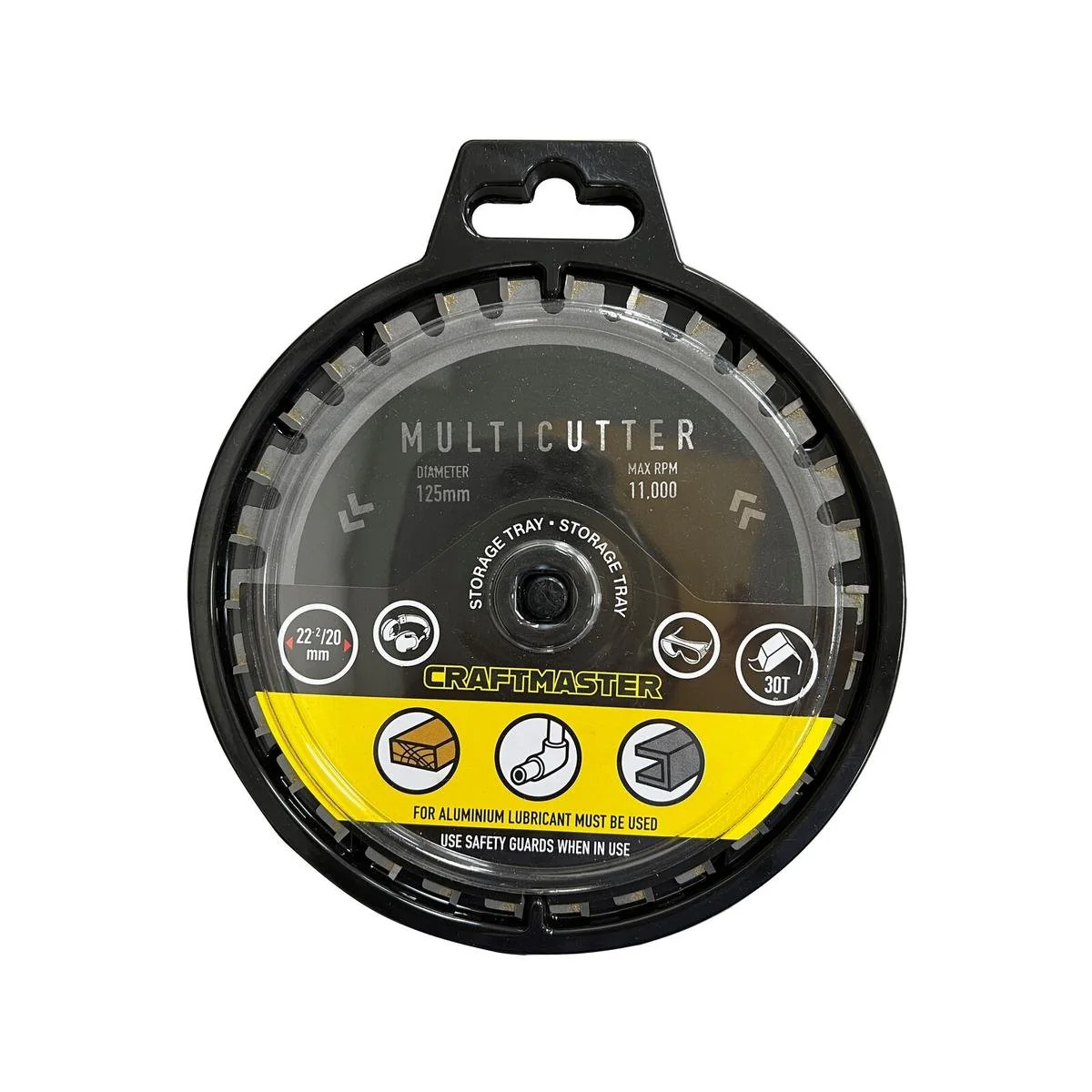 Craftmaster 125mm Multicutter Blade - Tungsten Carbide Tipped - 30 Teeth