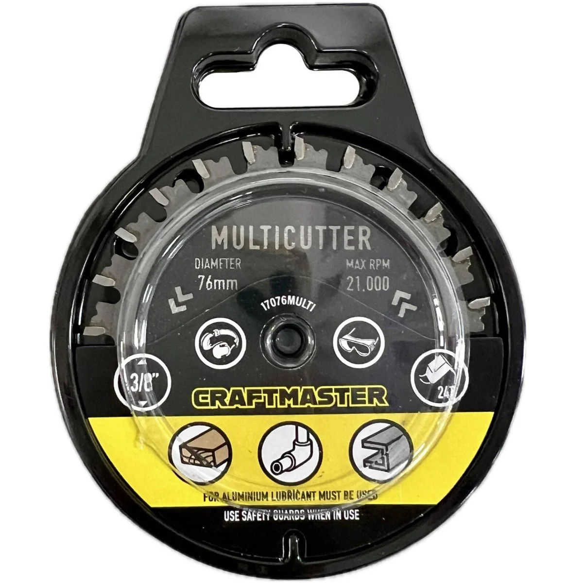 Craftmaster 76mm Dia Multicutter Blade - Tungsten Carbide Tipped - 24 Teeth
