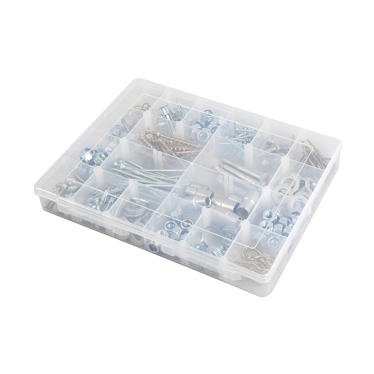Craftright 20 Compartment Storage Box - 350mm x 270mm x 50mm - Translucent - Durable - Image 2