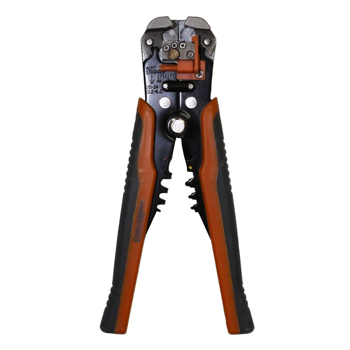 Craftright Automatic Wire Stripper and Crimper - 12-24 AWG - Orange Grey Black