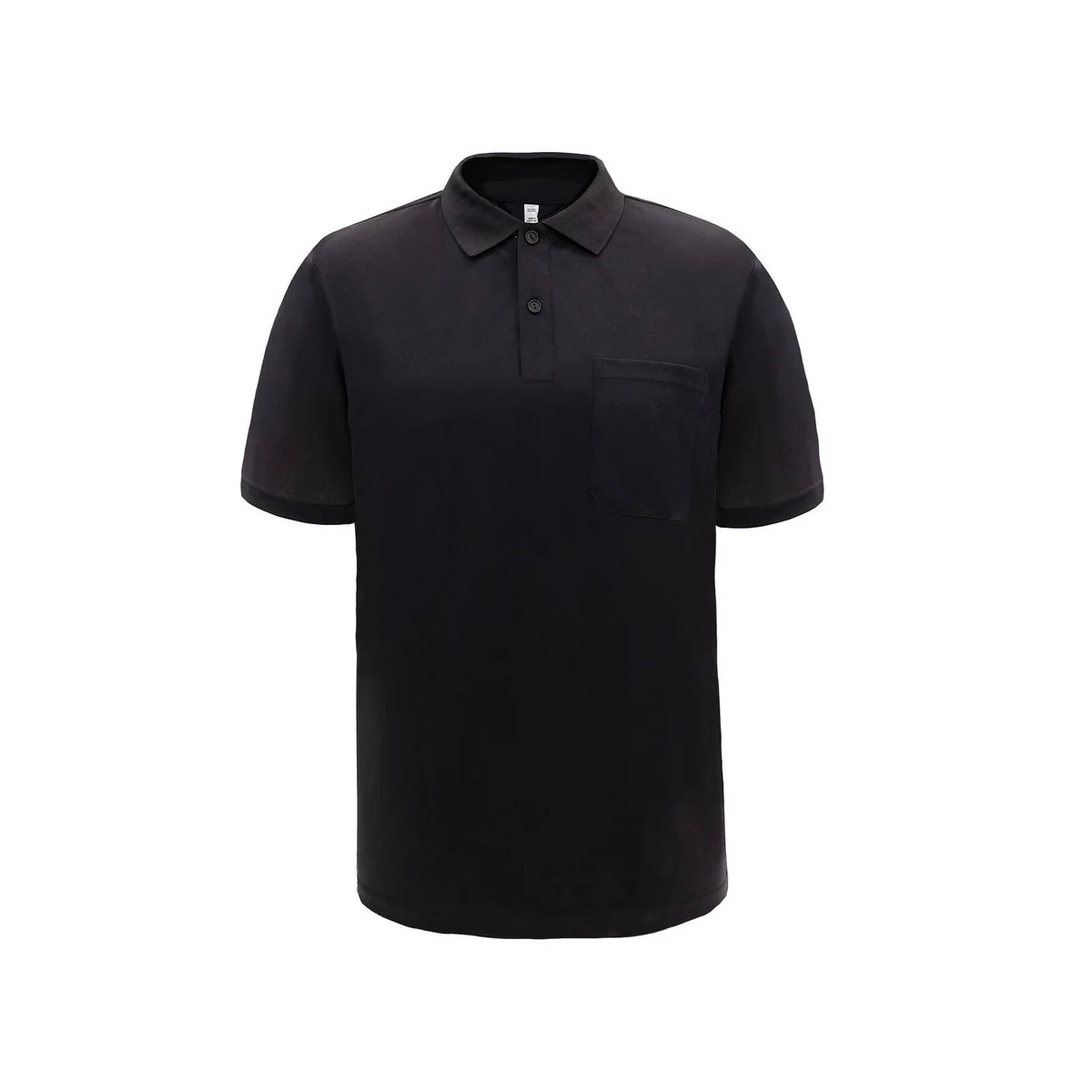 Craftright Black Short Sleeve Polo 2XL - Lightweight - Ribbed Collar - Chest Pocket