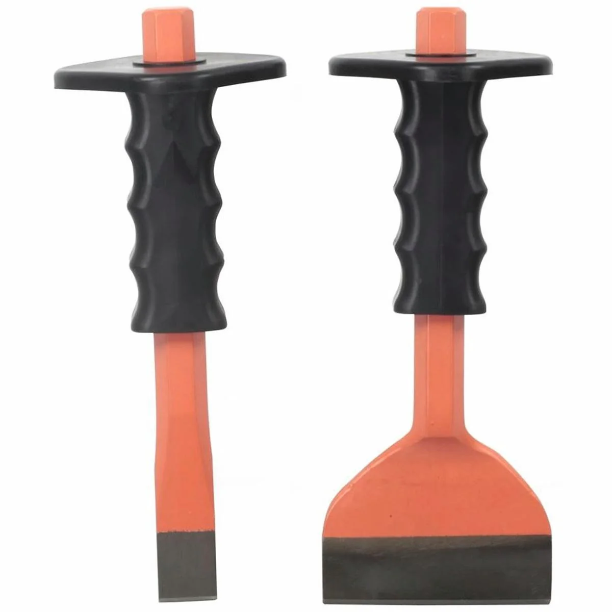 Craftright Cold Chisel Set - 25mm & 100mm - Hardened Steel - Plastic Handles