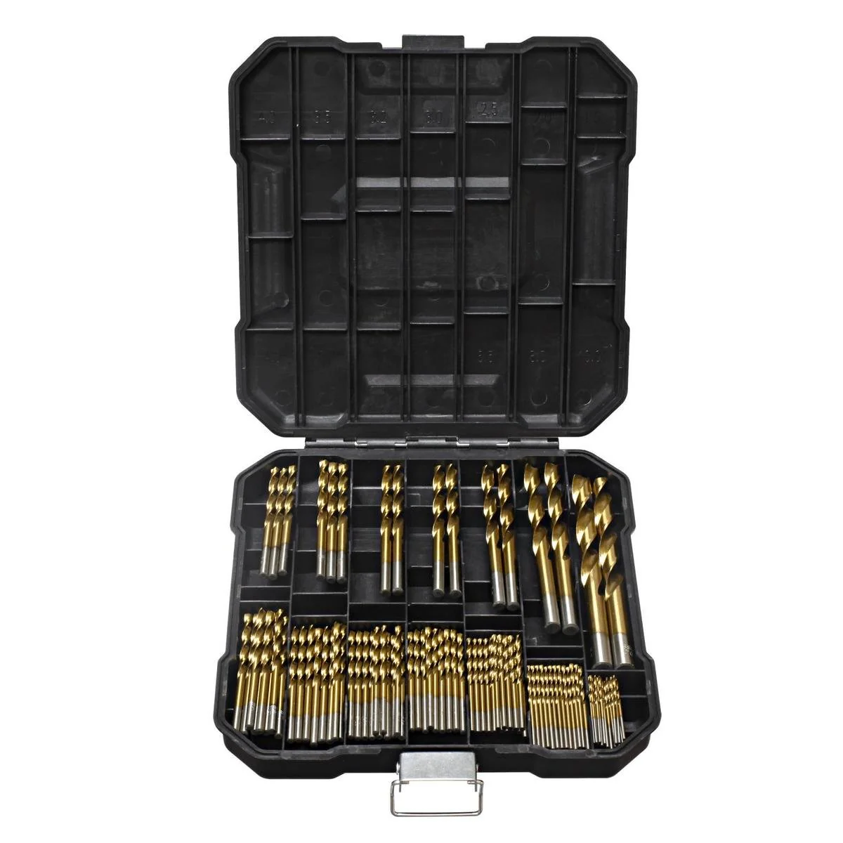 Craftright Drill Bit Set - 1.5mm to 10mm - HSS Steel - Titanium Coated - 99 Pack