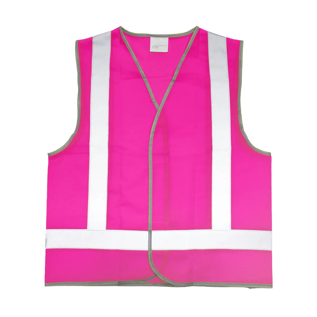 Craftright Medium Hi Vis Pink Vest - Reflective Safety Clothing - 260g