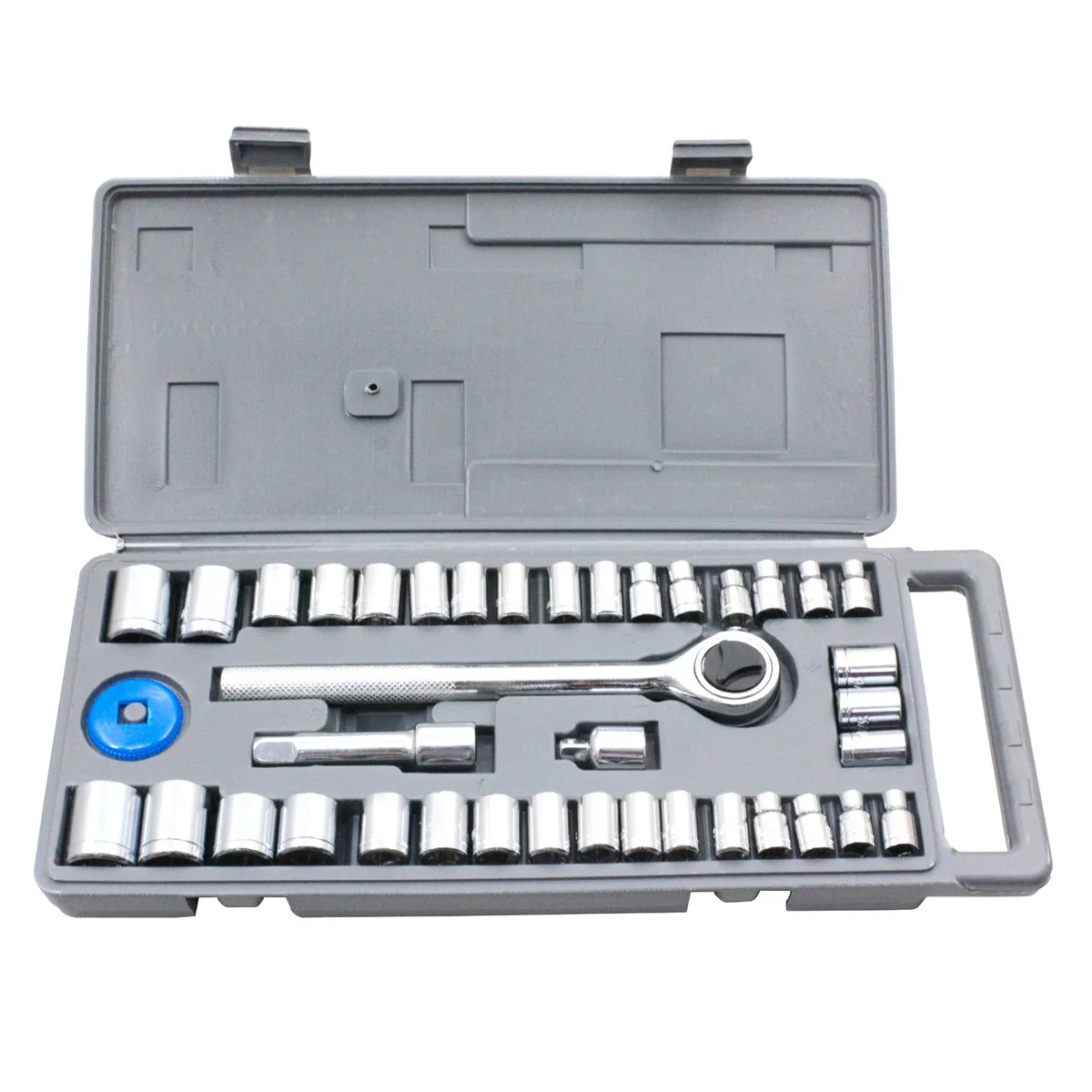 Craftright Socket Set - 1/4" & 3/8" Drive - Carbon Steel - 40 Piece