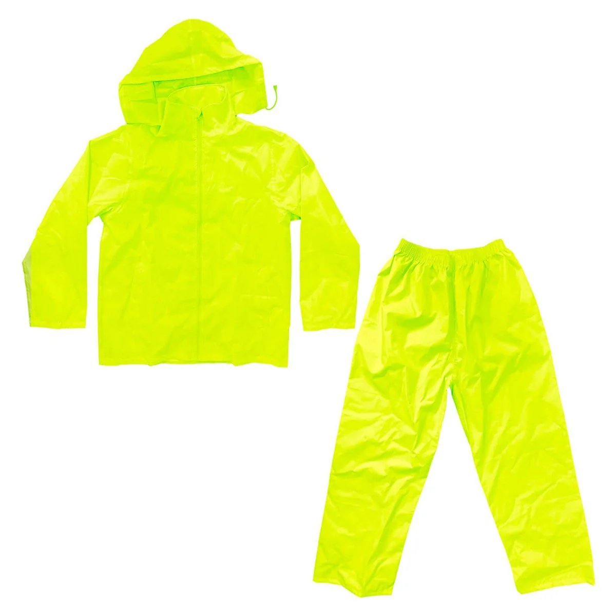 Craftright XXL Yellow Rain Jacket Pants Set - 5000mm Waterproof - Lightweight