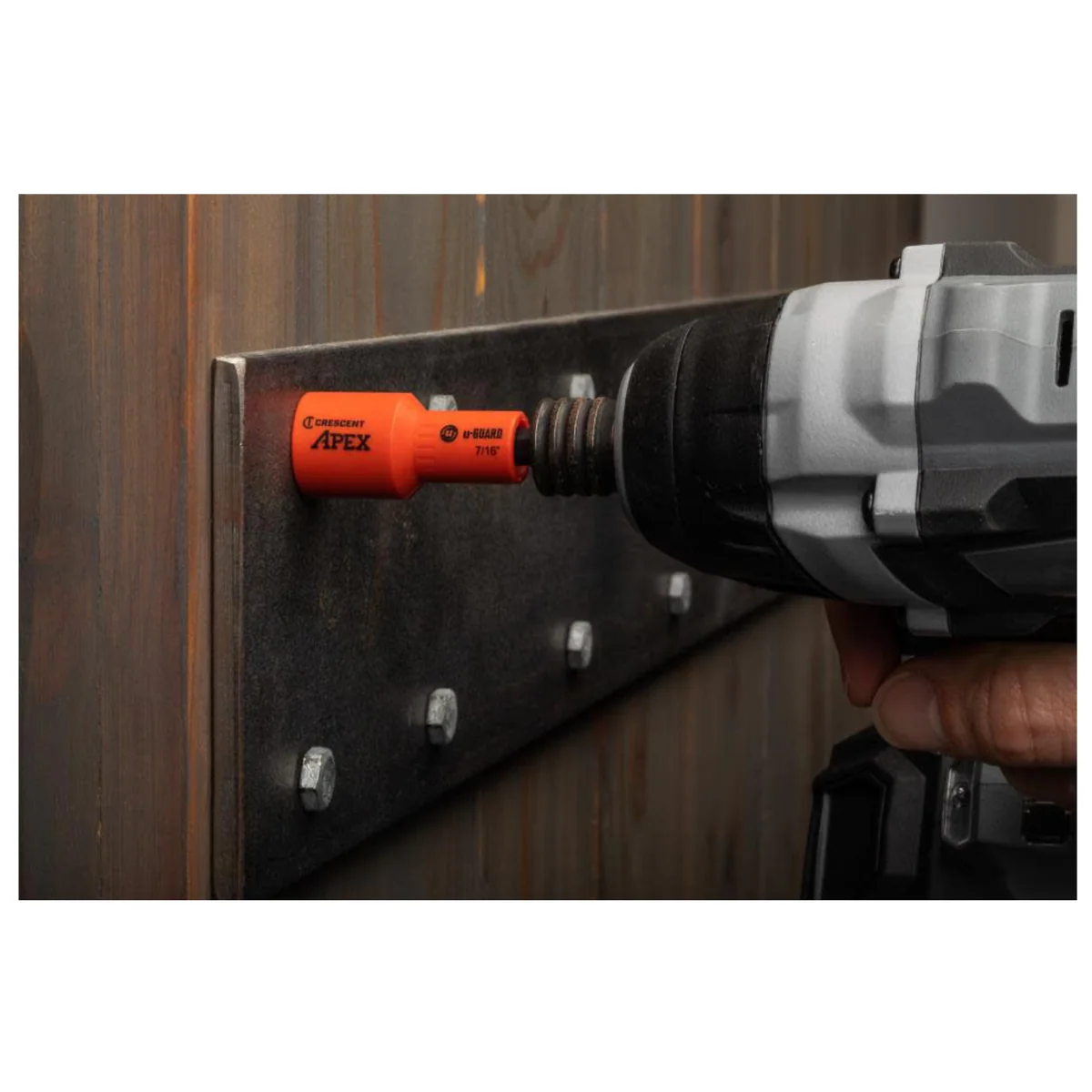 Crescent Apex 7 Magnetic Nutsetter 16mm - Durable - Integrated Magnet - Non-Marring Cover - Image 3