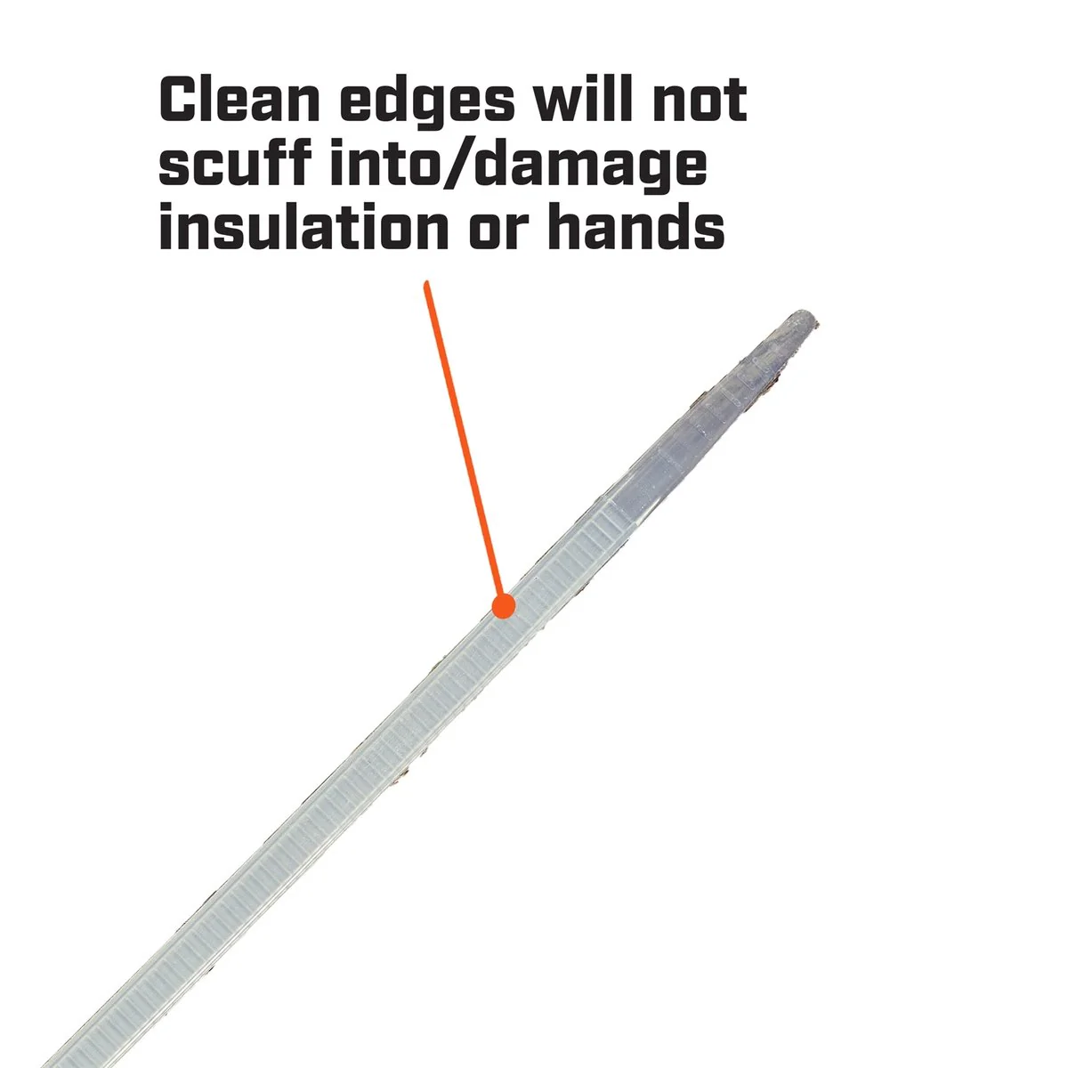 Crescent Cable Ties - 300mm x 4.8mm - White - 100 Pack - Nylon - Self-Locking - Image 4