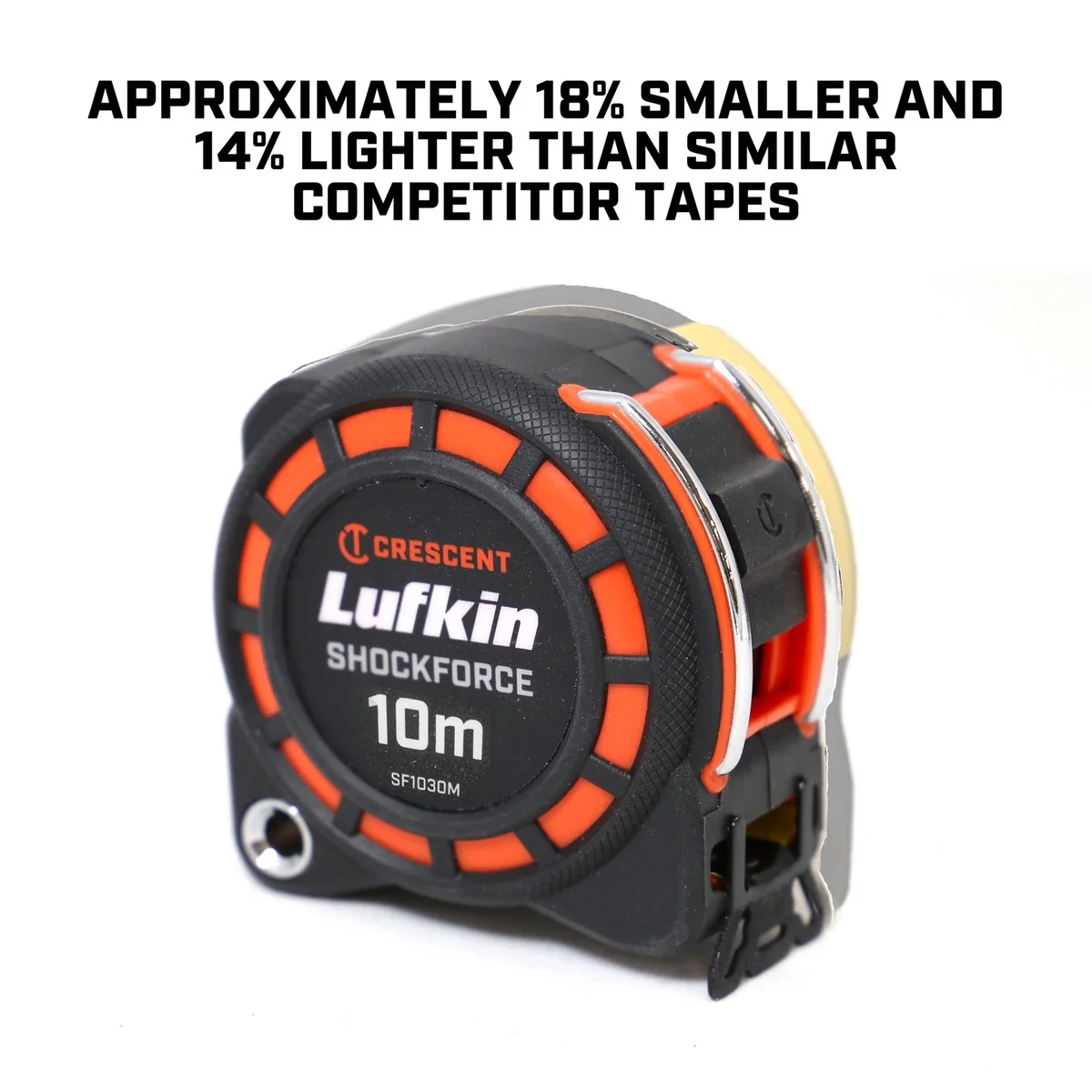 Crescent Lufkin Tape Measure - 10m x 30mm - ABS/Steel - Shockforce - Image 5