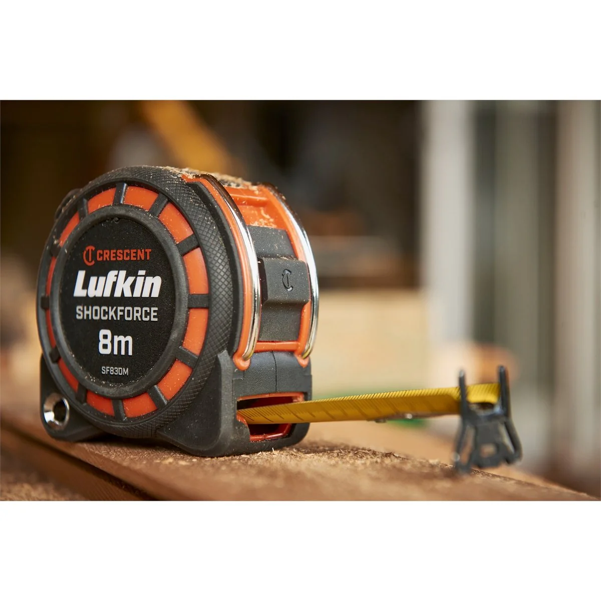Crescent Lufkin Shockforce Tape Measure 8m x 30mm - Orange - Image 5