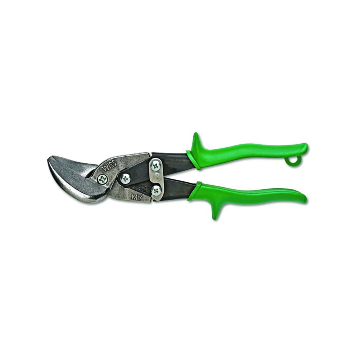 Crescent Wiss Aviation Snips - 235mm Offset Right Cut - Green - Precision Cutting