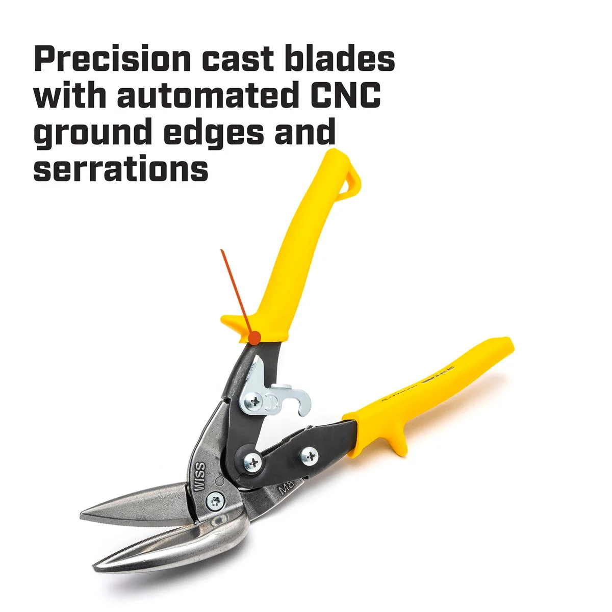 Crescent Wiss Straight Cut Snips - 250mm - Molybdenum Steel - Offset - Image 4