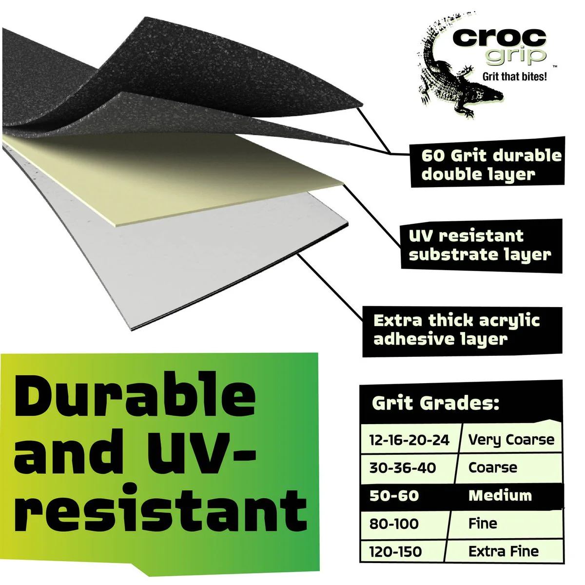 Croc Grip Anti-Slip Step - 500mm x 150mm - Durable - Indoor/Outdoor - Image 3
