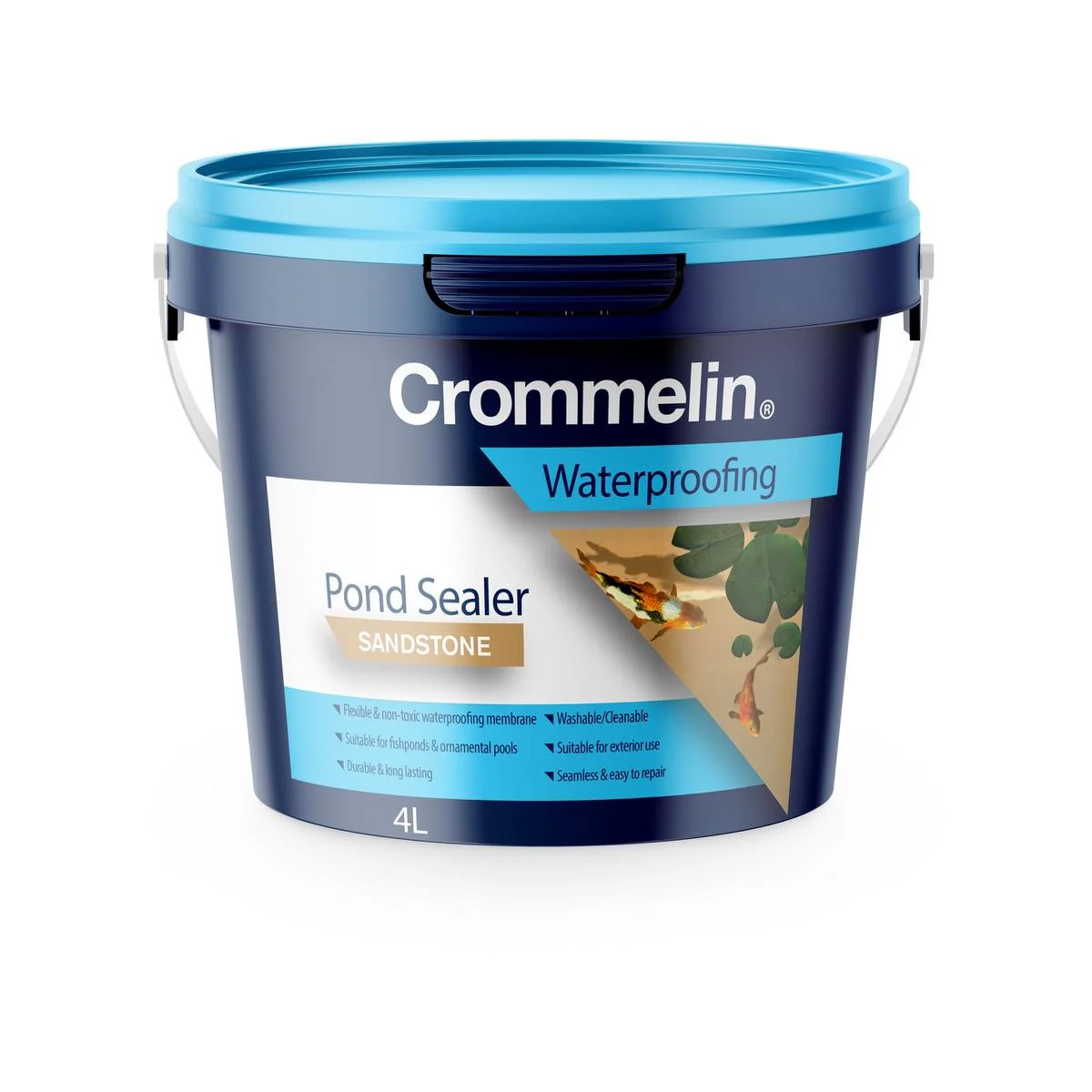 Crommelin Pond Sealer - 4L - Water Based Membrane - UV Stable