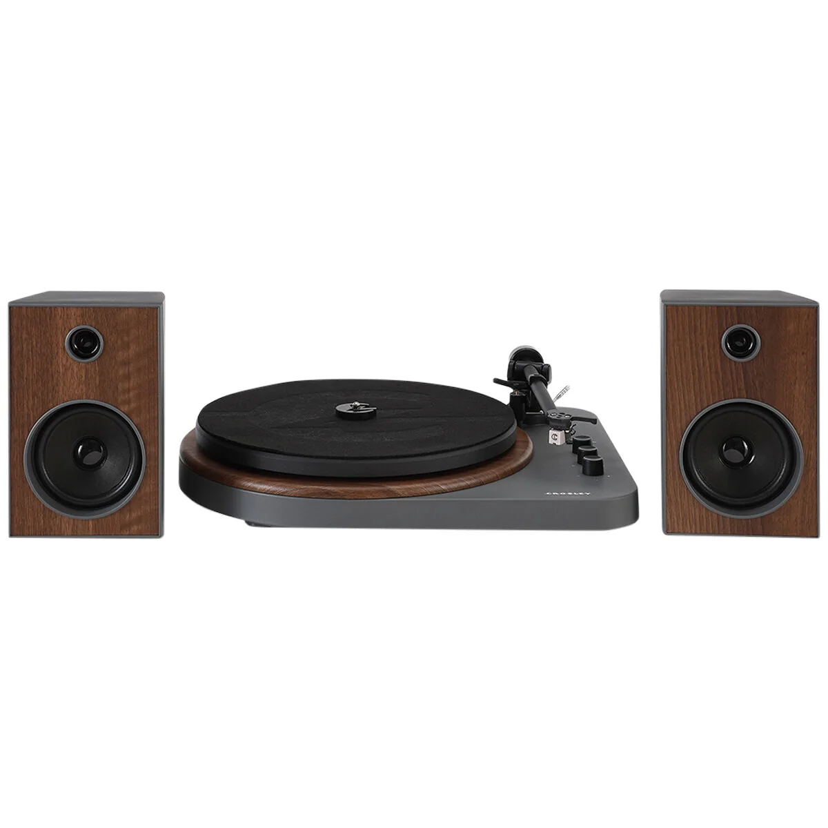 Crosley T160 Shelf System Turntable CRT160A-GY4 Grey Bluetooth
