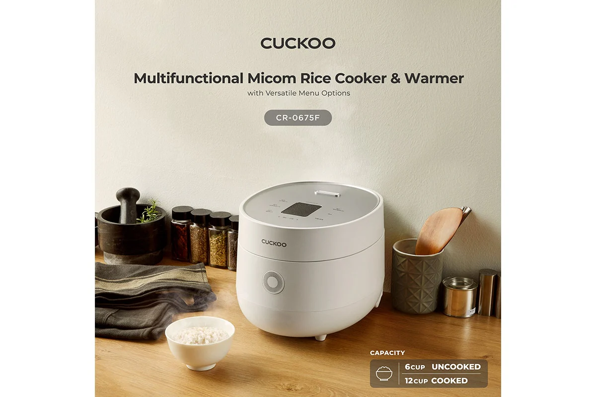 Cuckoo 6-Cup Micom Rice Cooker CR-0675F with LED Display - Image 2