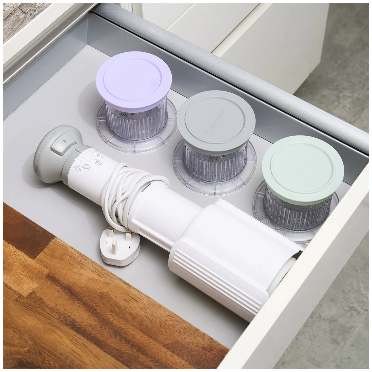 Cuisinart Freeze Wand ICE-FD10XA Compact White 3 x 240ml Capacity - Image 10
