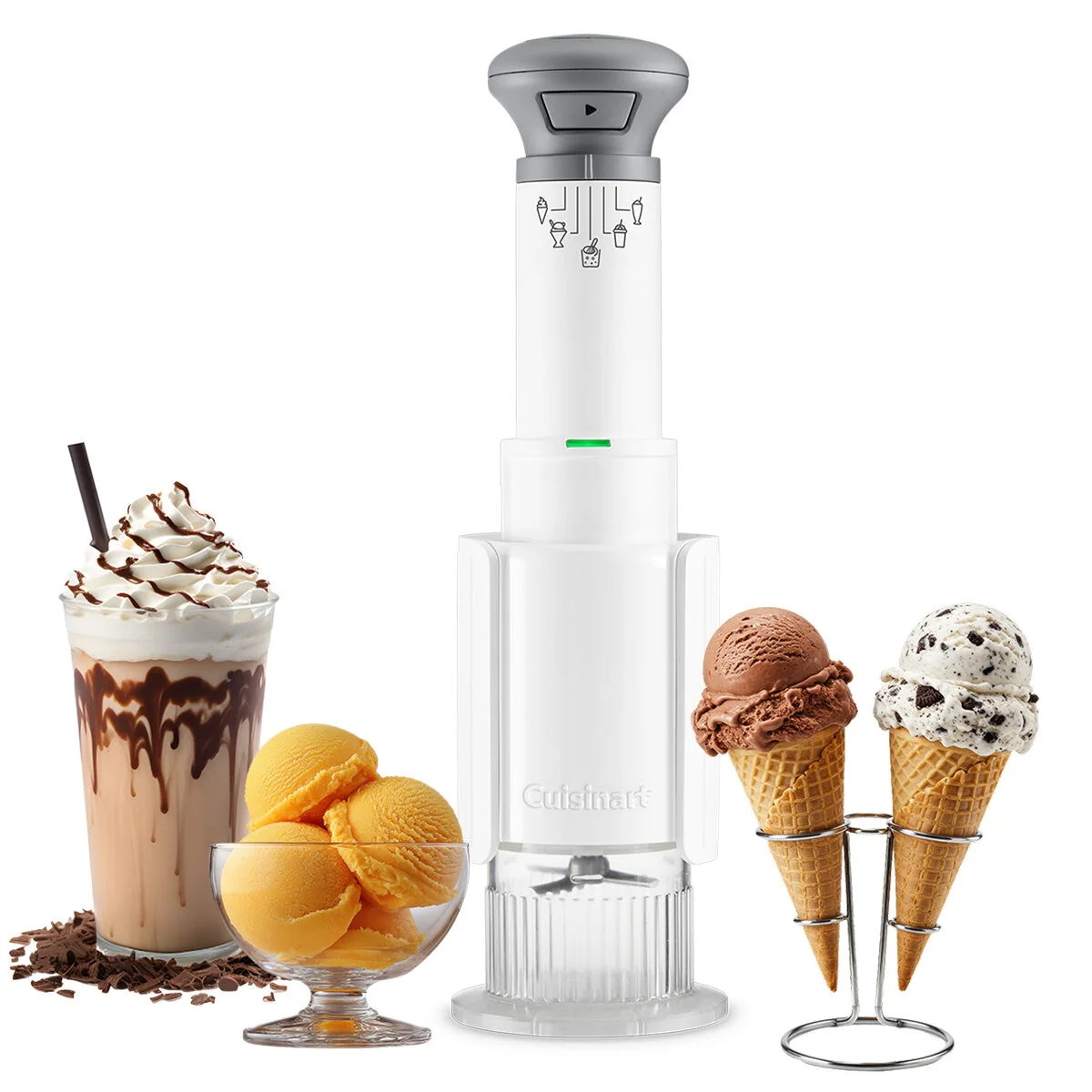 Cuisinart Freeze Wand ICE-FD10XA Compact White 3 x 240ml Capacity - Image 5