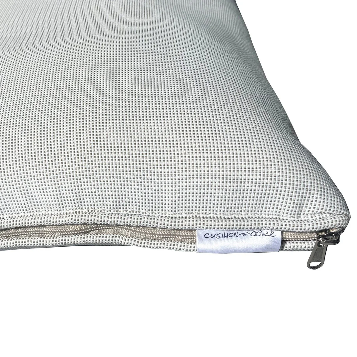 Cushion to Cover 48 x 48cm Oatmeal Outdoor Cushion - 2 in 1 Design - Image 3