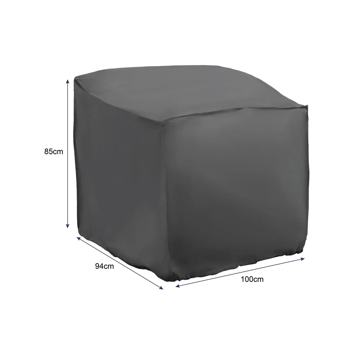 Cushion to Cover 48 x 48cm Oatmeal Outdoor Cushion - 2 in 1 Design - Image 4