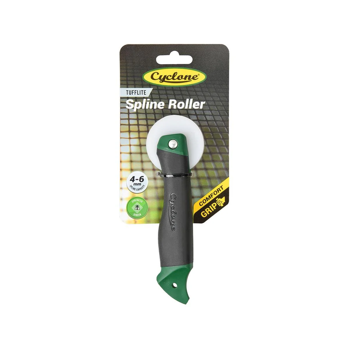 Cyclone Spline Roller - 4-6mm - Synthetic - Ergonomic Grip