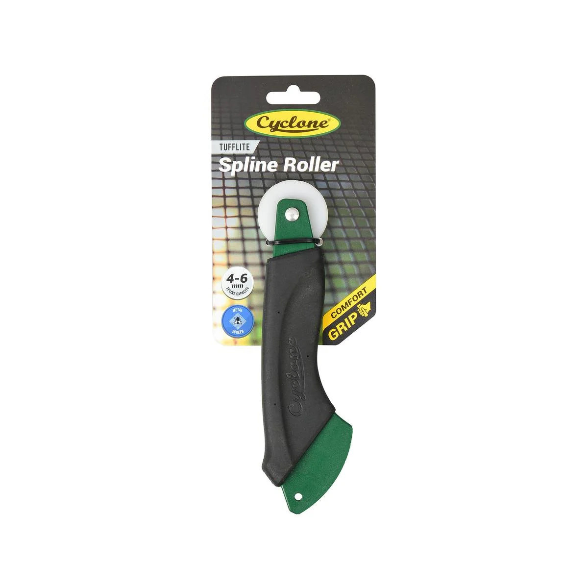 Cyclone Spline Roller - 4-6mm - Synthetic Metal - Ergonomic Grip