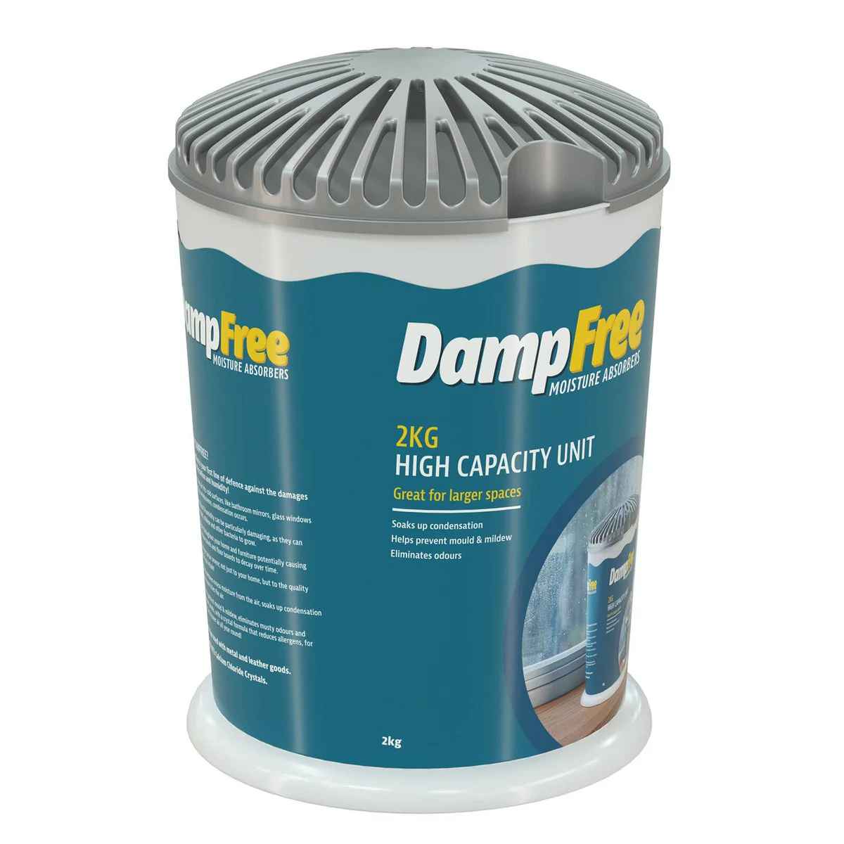 DampFree 2kg High Capacity Moisture Absorber Unit - 210mm x 290mm - Humidity Control - Image 3
