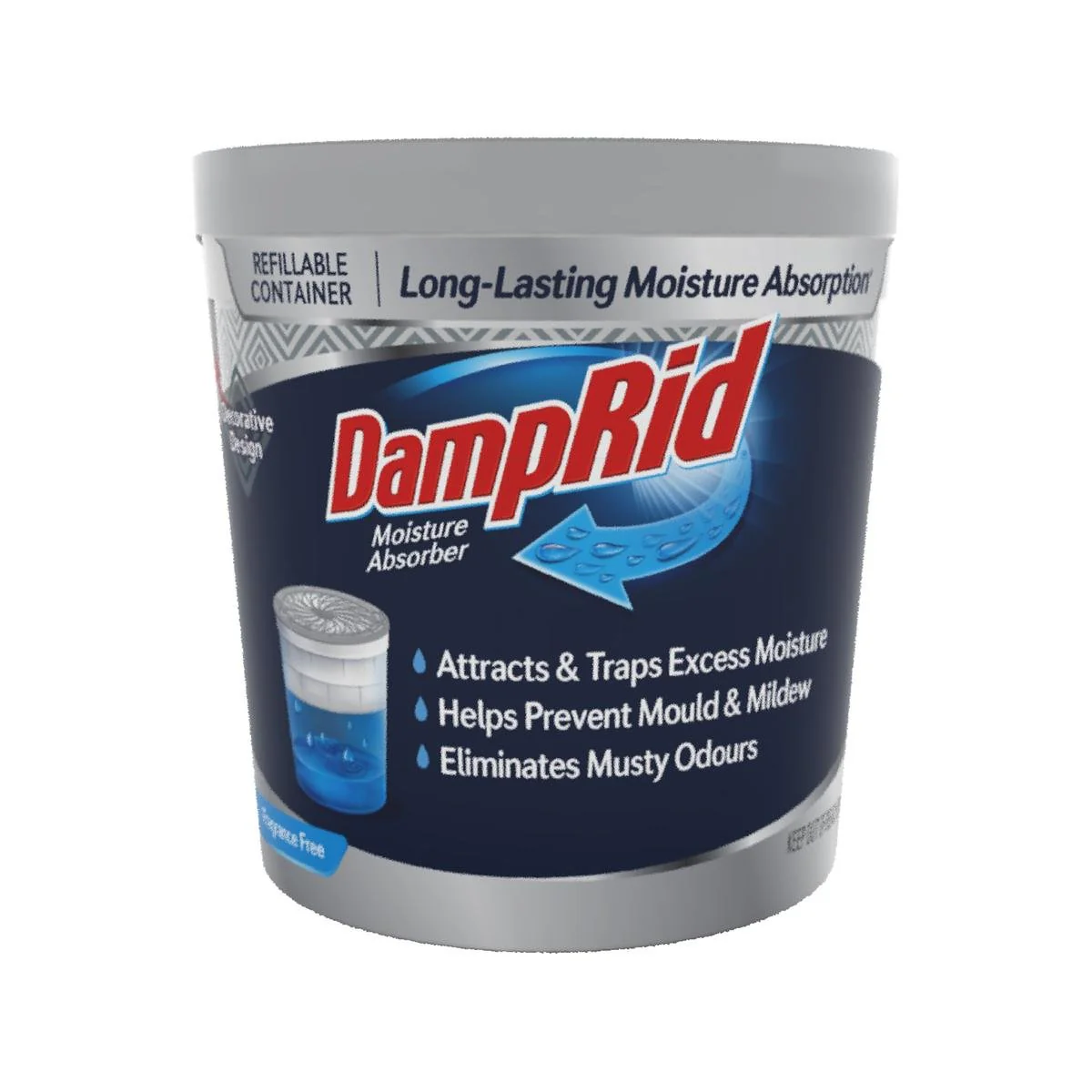 Damprid Refillable Moisture Absorber - 311g - Prevents Mould & Mildew