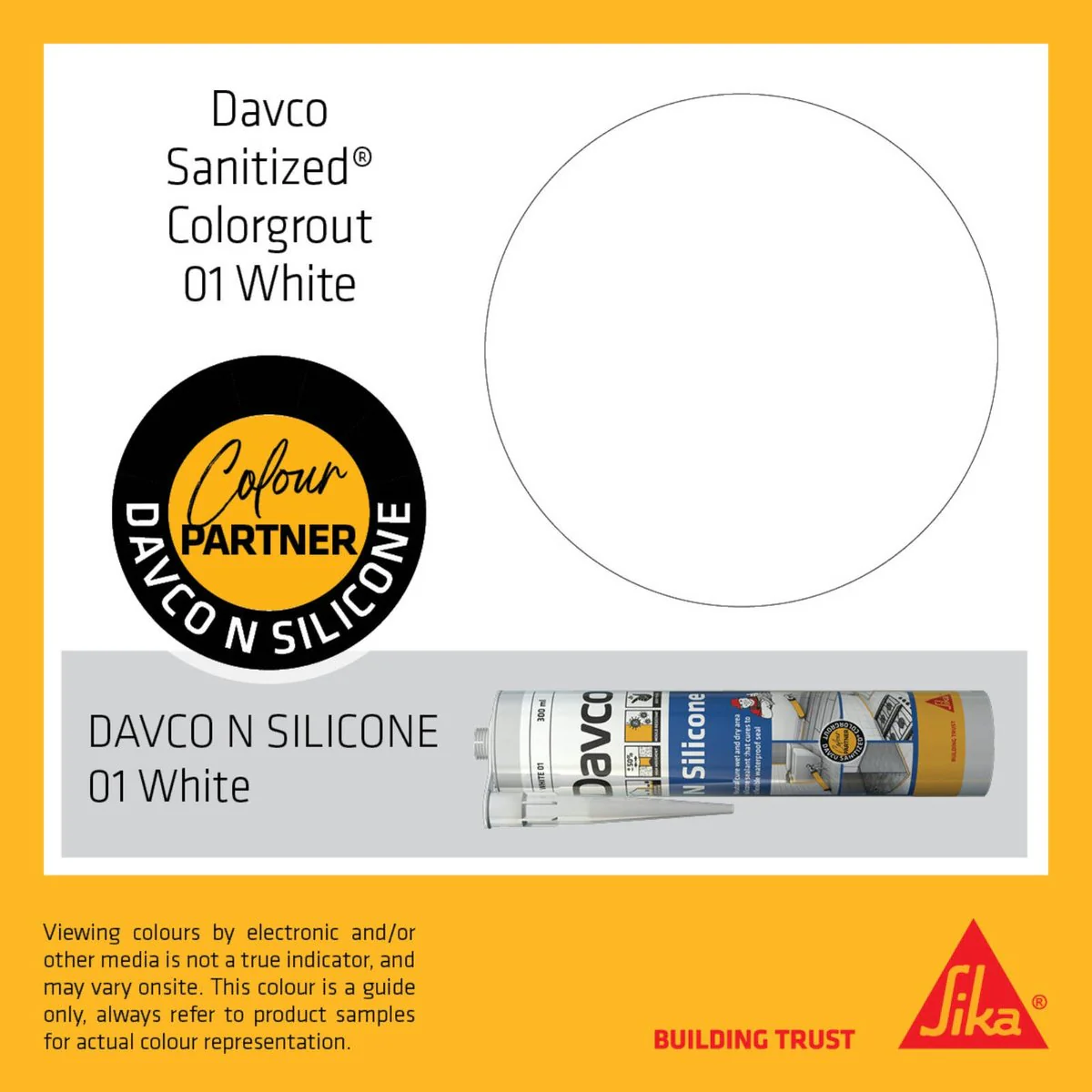 Davco Colorgrout - 5kg - Cement Based - Mould Resistant - Image 3