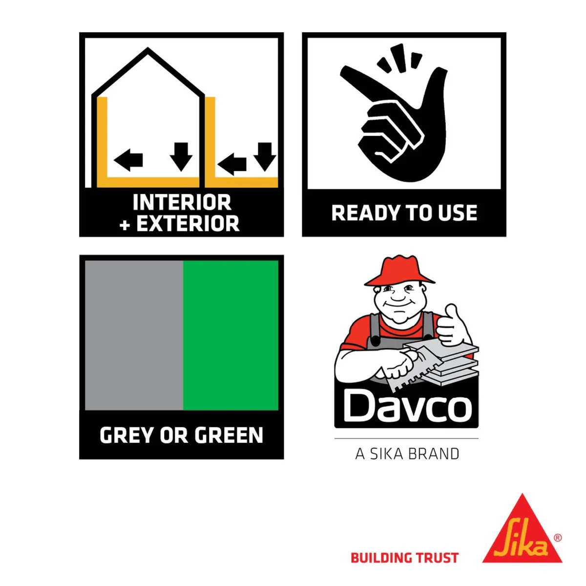 Davco K10 Plus Waterproofing Membrane 4L - Grey - Class III - 500% Flexibility - Image 2