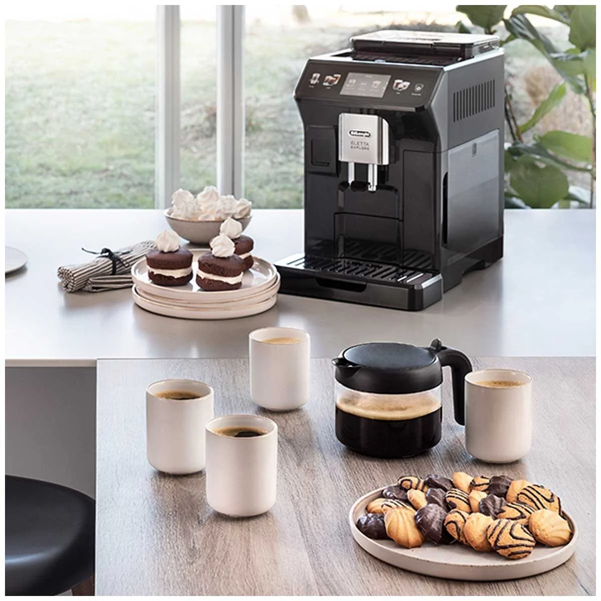 De'Longhi Eletta Explore Automatic Coffee Machine ECAM45055G Grey 1450W Capacity 1.8L - Image 10