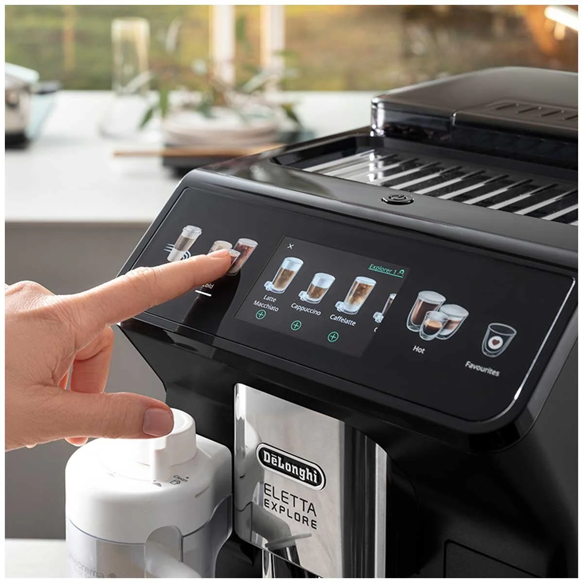 De'Longhi Eletta Explore Automatic Coffee Machine ECAM45055G Grey 1450W Capacity 1.8L - Image 5