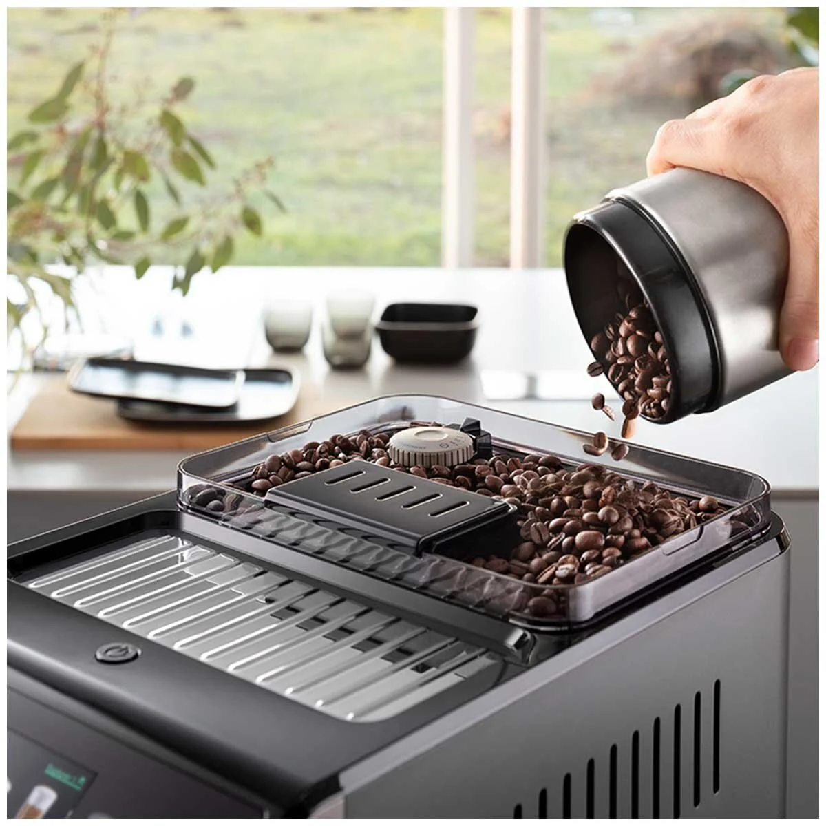 De'Longhi Eletta Explore Automatic Coffee Machine ECAM45055G Grey 1450W Capacity 1.8L - Image 6