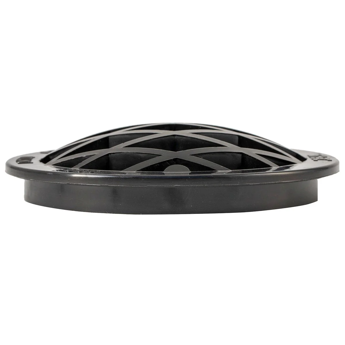 Deks Domed Grate - 100mm - PVC - Black Push-Fit - Image 3