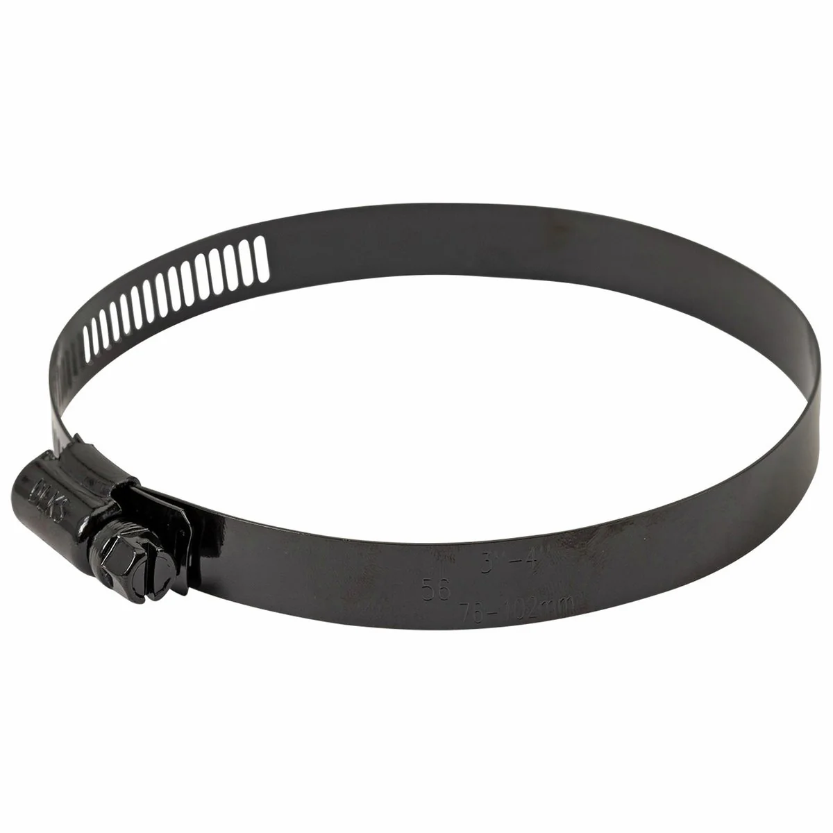 Deks 316 Stainless Steel Hose Clamp - 78-102mm - Black - 1 Pack - Image 2