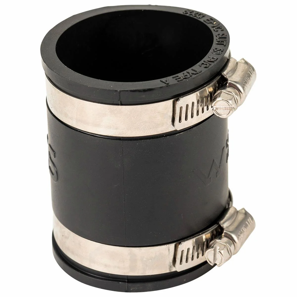 Deks Rubber Joiner - 50mm - EPDM - 2 Clamps - Sewer Stormwater Use