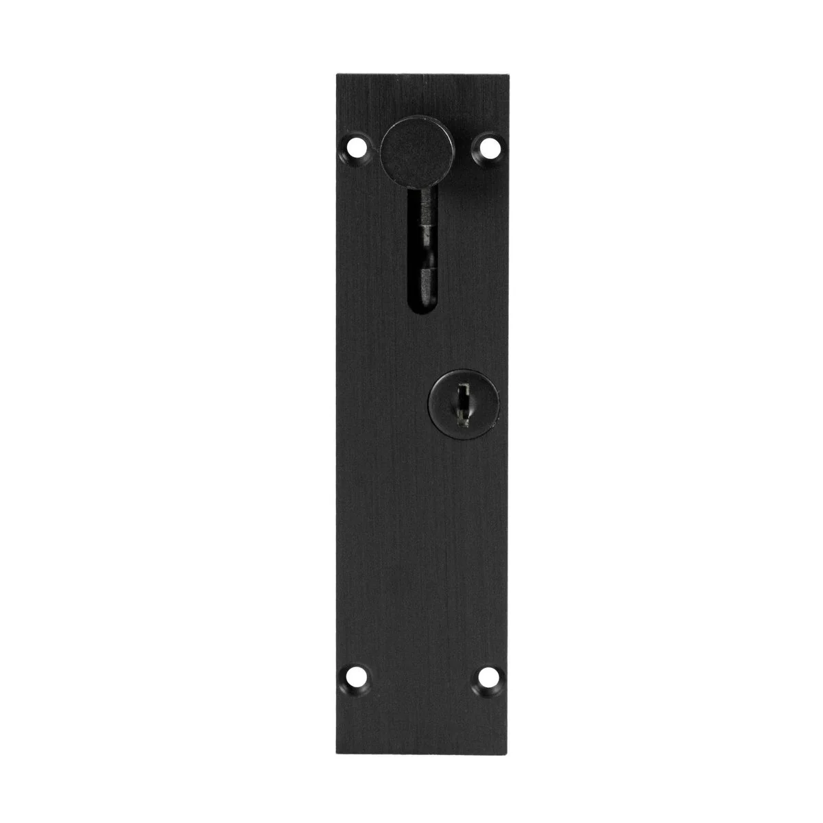 Delf 150mm Lockable Door Drop Bolt - Matte Black - Secure & Stylish - Image 2
