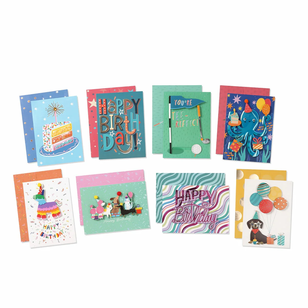 Design Studio All Occasion Handcrafted Cards 40 Pack With Rigid Box