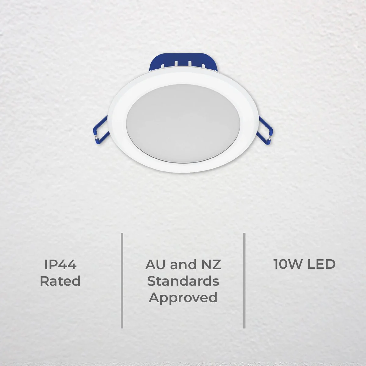 Deta 10W Smart LED Downlight 112mm - RGB CCT - App Control - IP44 - Image 4