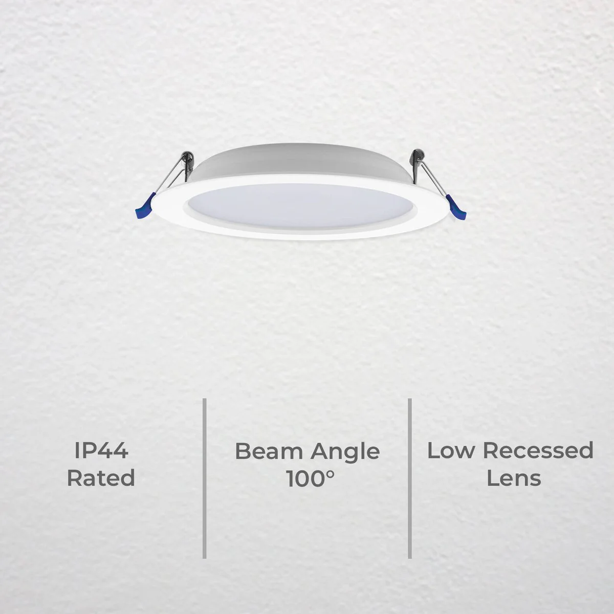 Deta 120mm x8 Series Tri Colour Dimmable LED Downlight - 9W 11W 13W - Image 3