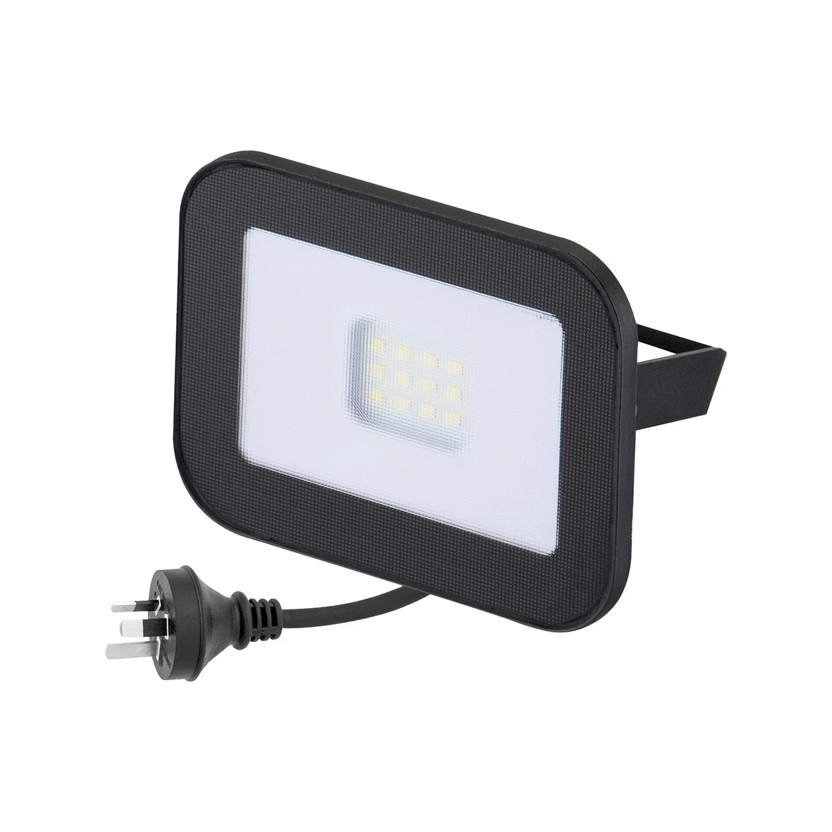 Deta 12W LED Slim Profile Security Flood Light - 1200 Lumens - Black
