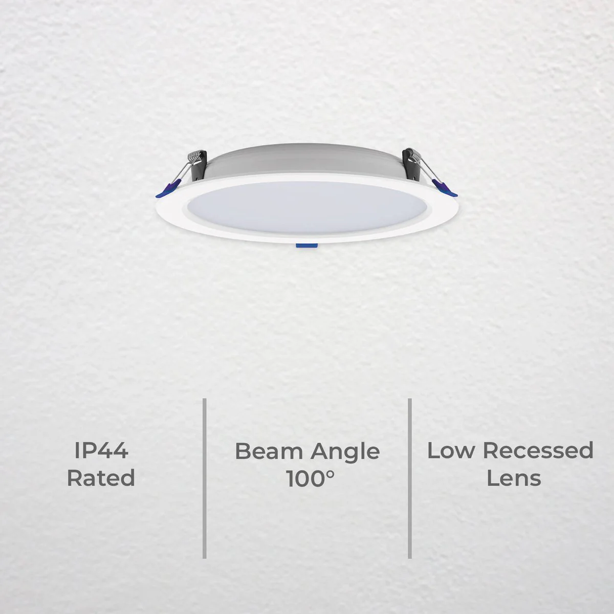 Deta 200mm x8 Series Tri Colour Dimmable LED Downlight - 16W/18W/20W - Image 3